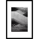 Fotolijst Zwart 30x45 cm met Korting - Slim Ontwerp met Passe-partout