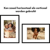 Fotolijst Zwart 30x45 cm met Korting - Slim Ontwerp met Passe-partout