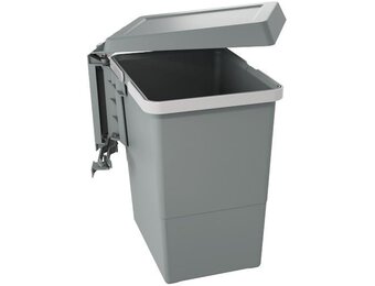Automatische Afvalemmer 18L Donkergrijs - 33% Korting