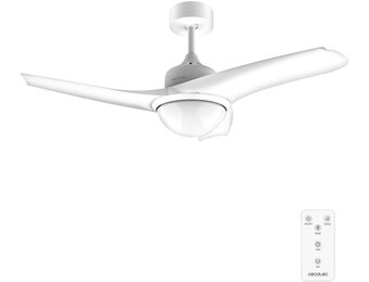 Plafondventilator 106cm Wit met LED & 3 Snelheden (34% Korting)