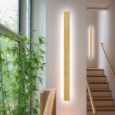 LED Bamboe Wandlamp 115cm Warm Wit - 33% Korting