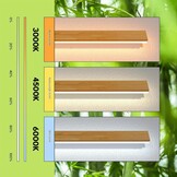 LED Bamboe Wandlamp 115cm Warm Wit - 33% Korting