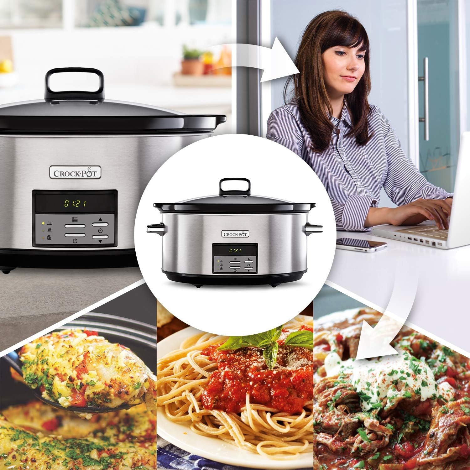 Digitale Slowcooker 7,5L (10 pers.) - 34% Korting