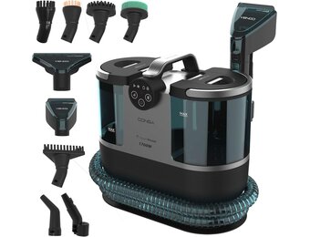 Tapijtreiniger met Stoom & Warm Water - 1700W - 35% Korting