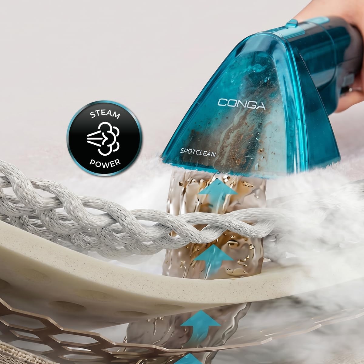 Tapijtreiniger met Stoom & Warm Water - 1700W - 35% Korting