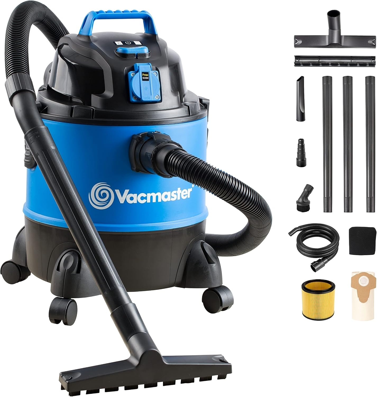 Nat- en Droogzuiger Vacmaster 20L - 34% Korting!