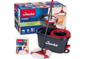 Dweilset met Pedaal & 2 Extra Navullingen - 33% Korting