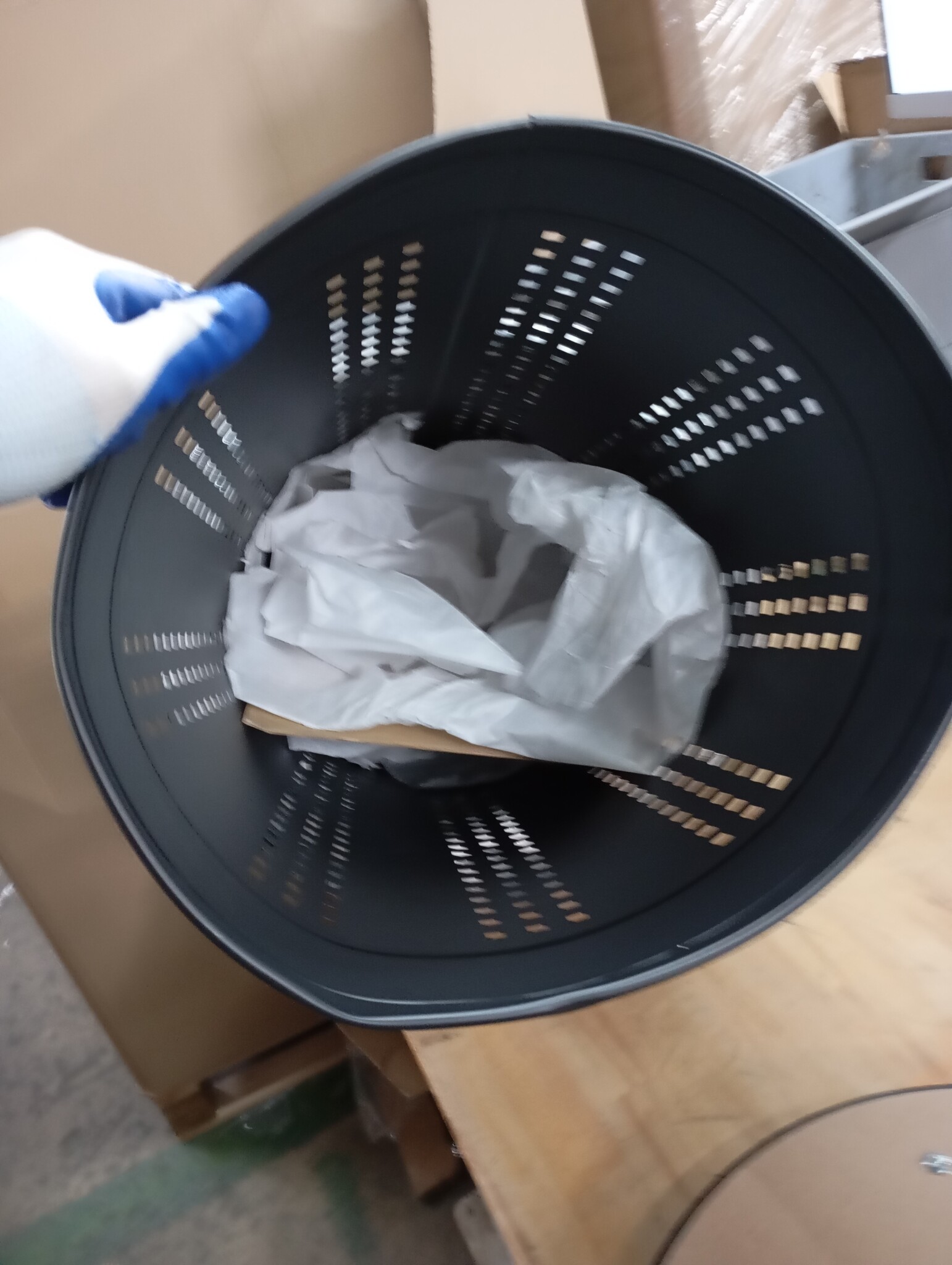 Zwarte RVS Wasmand Dubai 46L met Deksel - 52% Korting!