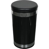 Zwarte RVS Wasmand Dubai 46L met Deksel - 52% Korting!