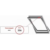 Verduisteringsrolgordijn Velux 206 Pewter (125x15cm) - 33% Korting!