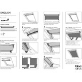 Verduisteringsrolgordijn Velux 206 Pewter (125x15cm) - 33% Korting!