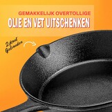3-delige Gietijzeren Koekenpannen Set (20/25/30cm) - 34% Korting