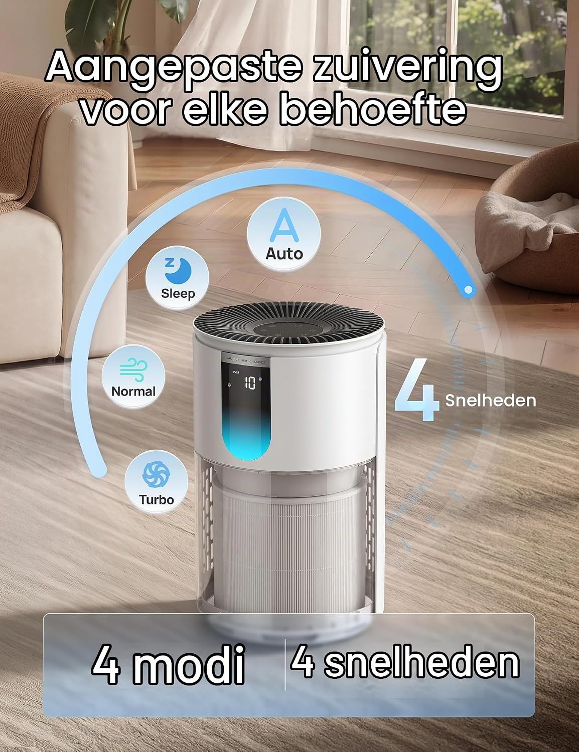 HEPA Luchtreiniger 539S (29% korting) | 55 m² | WiFi & App Bediening