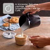 Handmatige Melkopschuimer Zwart 0.5L - Geen Elektriciteit Nodig - 37% Korting