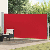 Uittrekbaar Windscherm 160x500 cm Rood - 34% Korting!