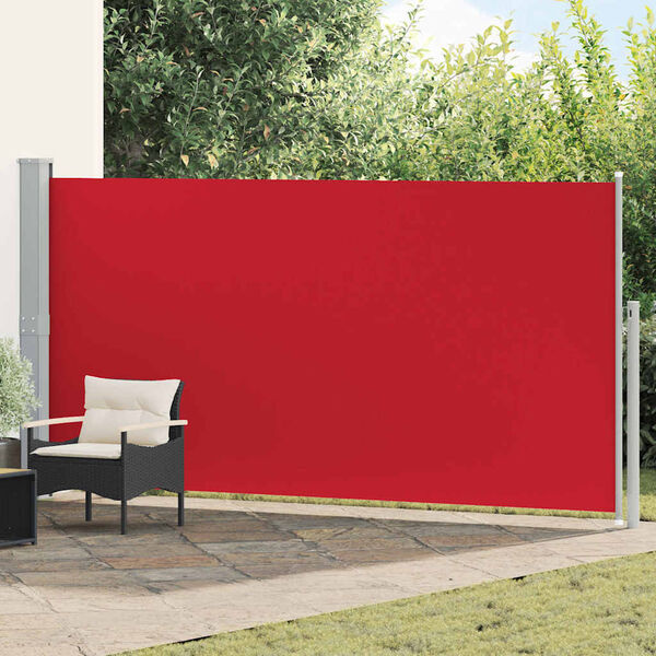 Uittrekbaar Windscherm 160x500 cm Rood - 34% Korting!