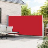 Uittrekbaar Windscherm 160x500 cm Rood - 34% Korting!