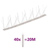Roestvrijstalen Vogel- en Duivenpinnen 20m - 34% Korting