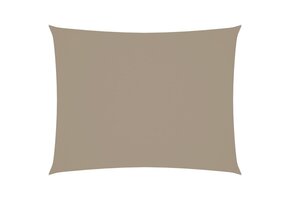 vidaXL Zonnescherm rechthoekig 3,5x5 m oxford stof taupe