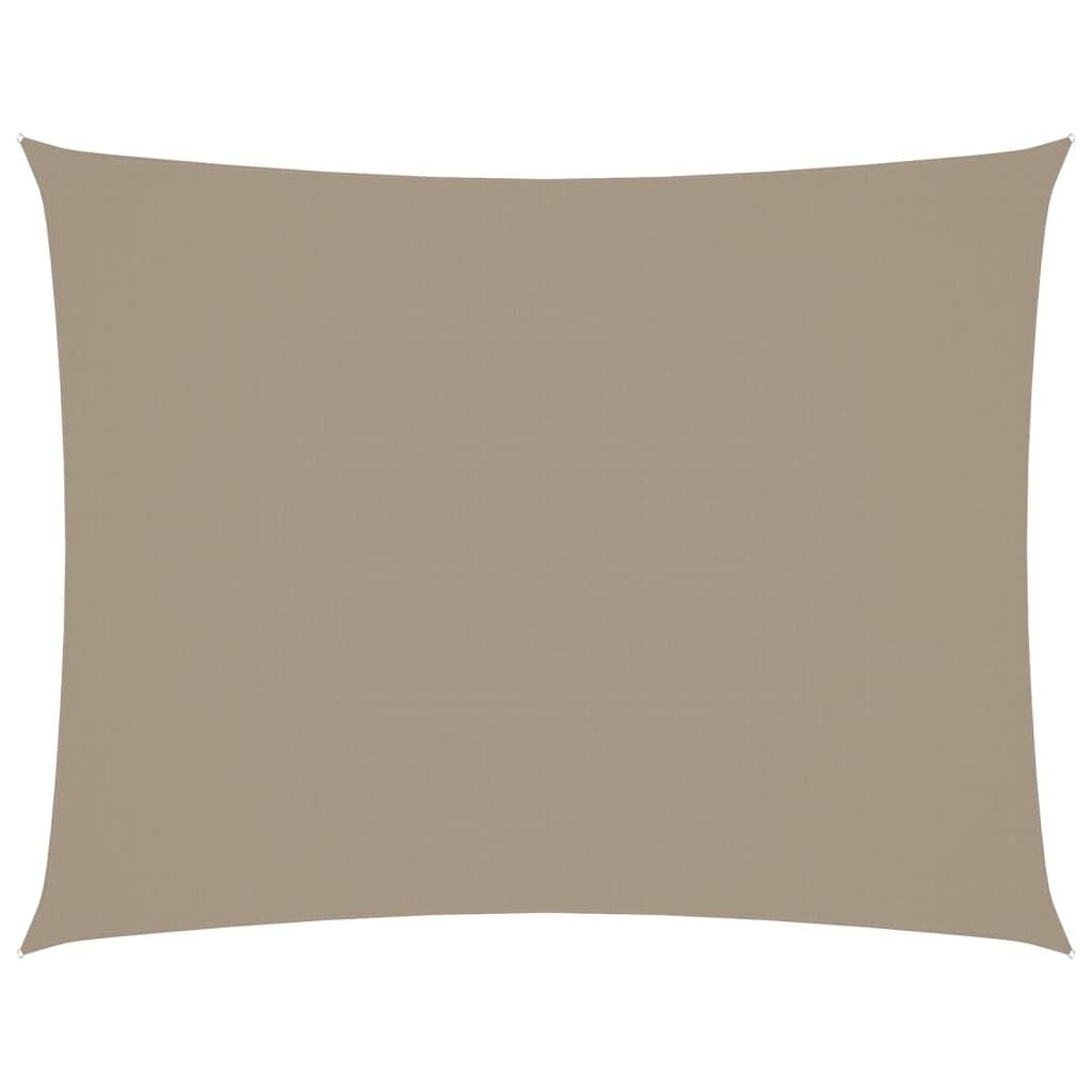 vidaXL Zonnescherm Rechthoekig 3,5x5m Taupe - 33% Korting