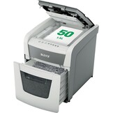 Leitz IQ AutoFeed 50X P4 Papierversnipperaar - Wit Grijs, 54% Korting