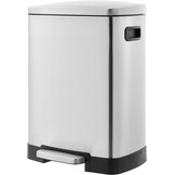 40L Dubbele Prullenbak RVS met Pedaal - 53% Korting