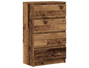 Dressoir Spaanplaat Oud Hout 60x35x98,5 cm - 53% Korting!