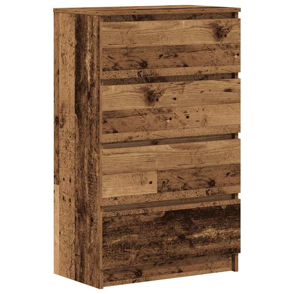Dressoir Spaanplaat Oud Hout 60x35x98,5 cm - 53% Korting!
