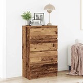Dressoir Spaanplaat Oud Hout 60x35x98,5 cm - 53% Korting!