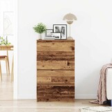 Dressoir Spaanplaat Oud Hout 60x35x98,5 cm - 53% Korting!