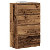 Dressoir Spaanplaat Oud Hout 60x35x98,5 cm - 53% Korting!