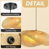 Bamboe Hanglamp - Creatieve Riet Hoed Stijl - 54% Korting