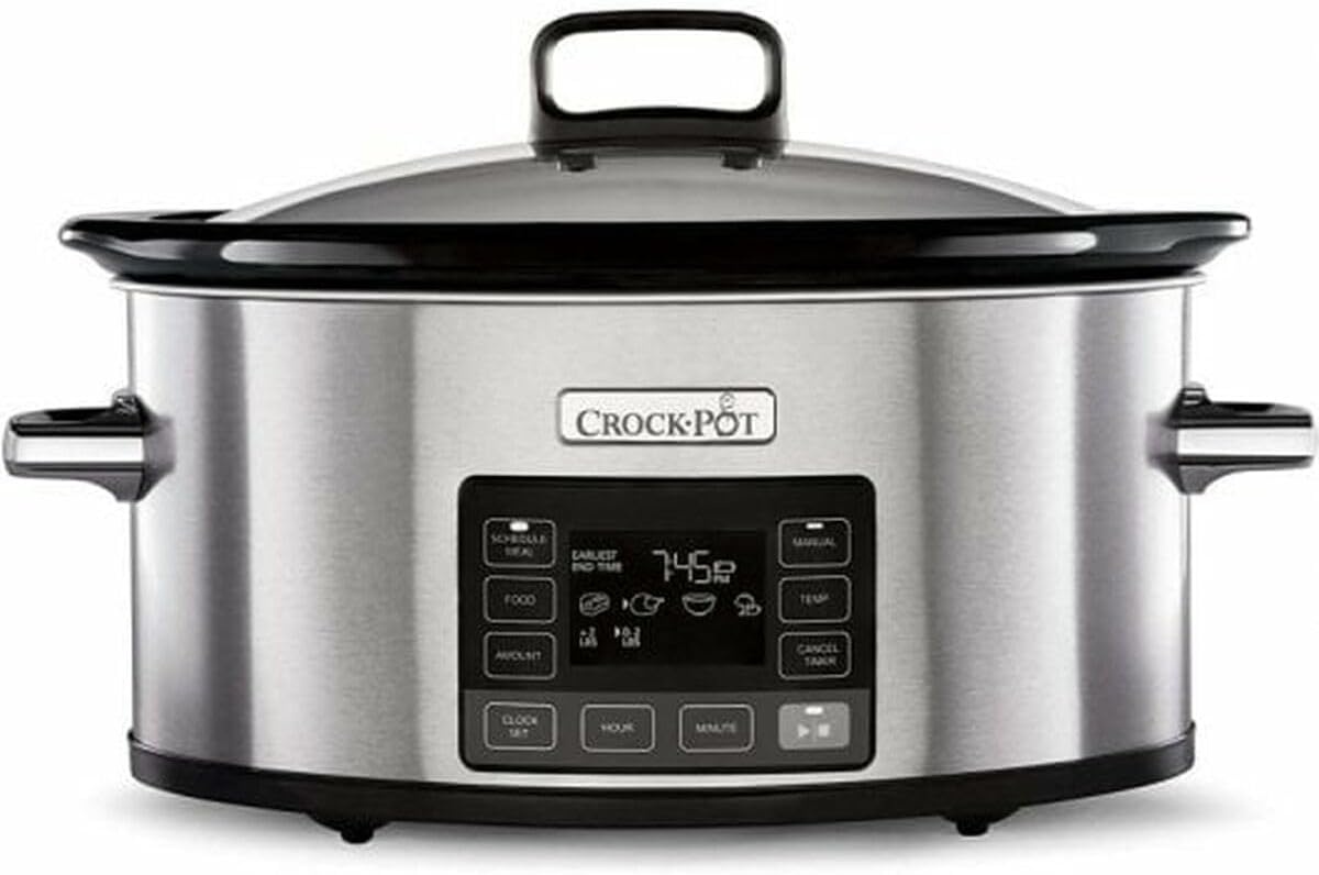 Slowcooker 5,6L Crock-Pot RVS (7+ pers.) - 54% Korting!