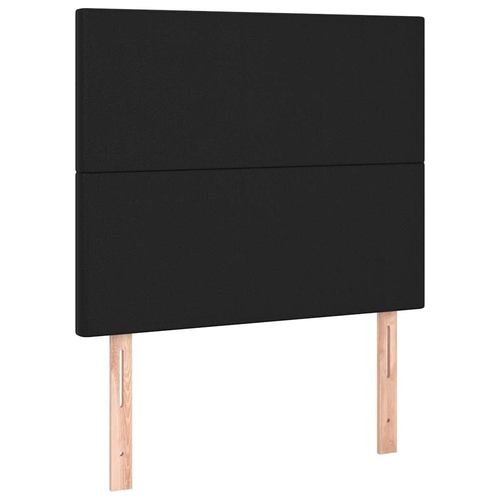 Hoofdbord Kunstleer Zwart 90x5x118/128 cm - 33% Korting