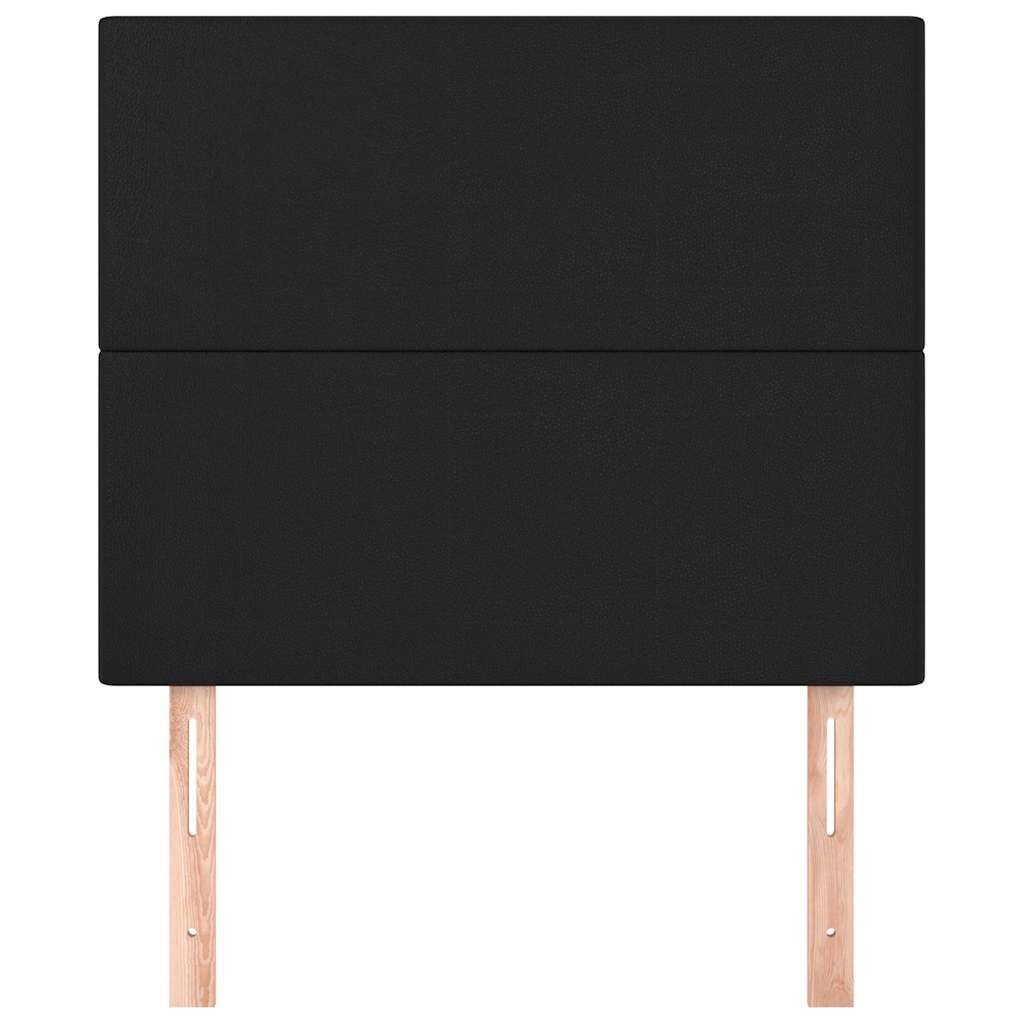 Hoofdbord Kunstleer Zwart 90x5x118/128 cm - 33% Korting