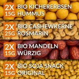 Adventskalender Fitness Hartige Snacks 2026 - 24 Gezonde Glutenvrije Tussendoortjes | 33% Korting | Mint Groen M