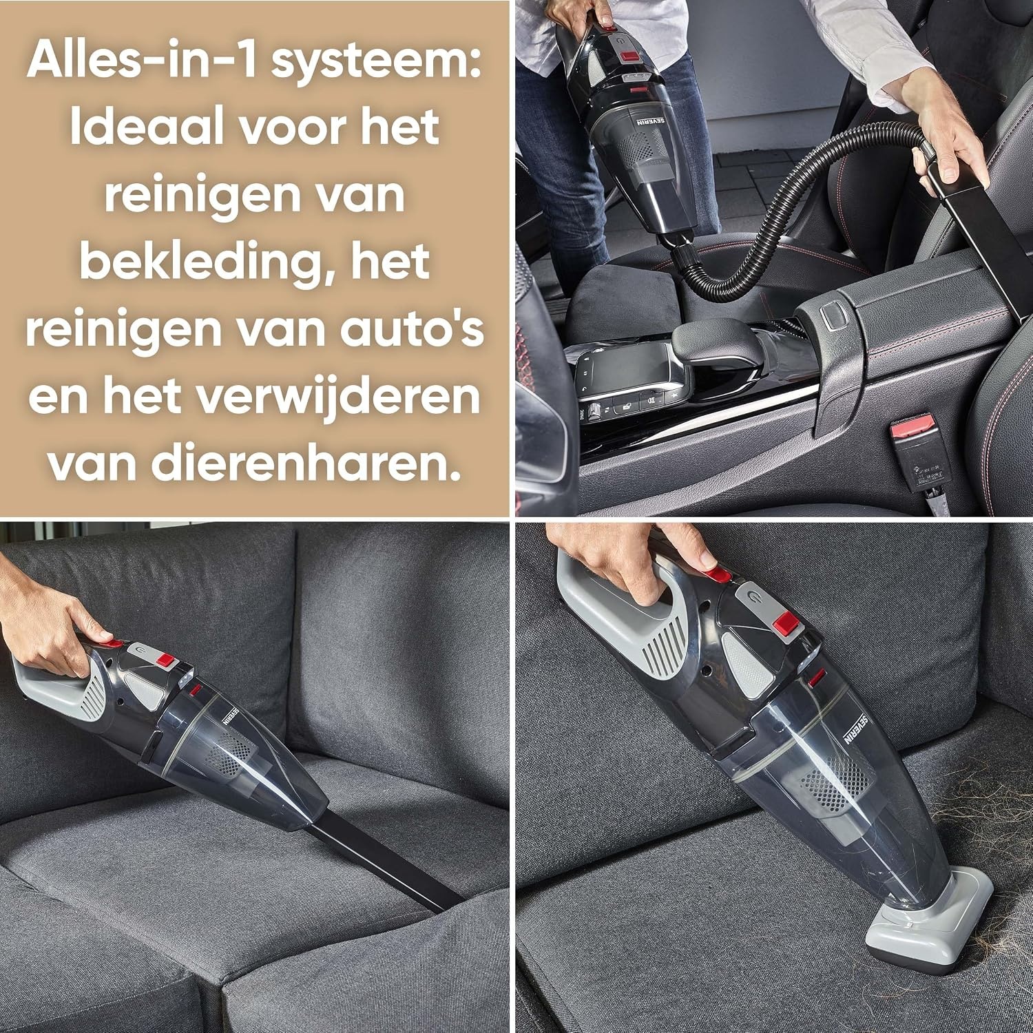 Snoerloze Handstofzuiger 50 Min Brandduur 18.5V Zwart 34% Korting