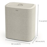 Wasmand met Deksel & 2 Zakken | 90L | Ecru | 34% Korting