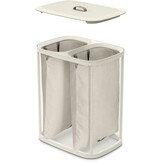 Wasmand met Deksel & 2 Zakken | 90L | Ecru | 34% Korting