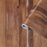 Zelfklevende Meubelfolie Notenhout Look 49% Korting