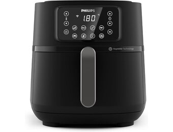 Airfryer XXL 7,2L Zwart - 16in1 functies & WiFi - 54% korting