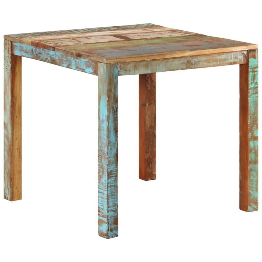 Eettafel van Gerecycled Hout - 82x80x76 cm - 54% Korting