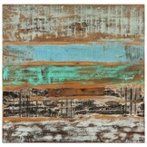 Eettafel van Gerecycled Hout - 82x80x76 cm - 54% Korting
