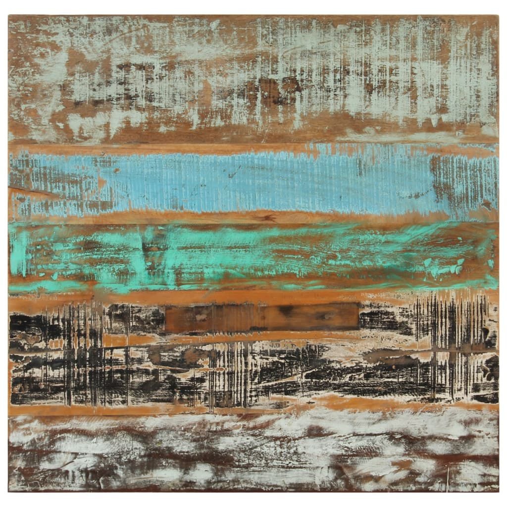 Eettafel van Gerecycled Hout - 82x80x76 cm - 54% Korting