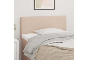 vidaXL Hoofdbord 100x5x78/88 cm kunstleer cappuccinokleurig