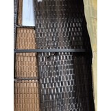 5-delige Loungeset Poly Rattan Bruin met Kussens - 60% Korting