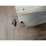 vidaXL Dressoir BODO 115,5x44x80 cm Grenenhout Wit - 55% Korting