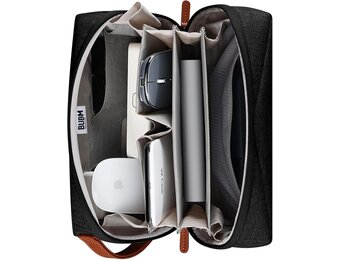 Elektronica Organizer Tas - Waterdicht & Compact (Zwart)