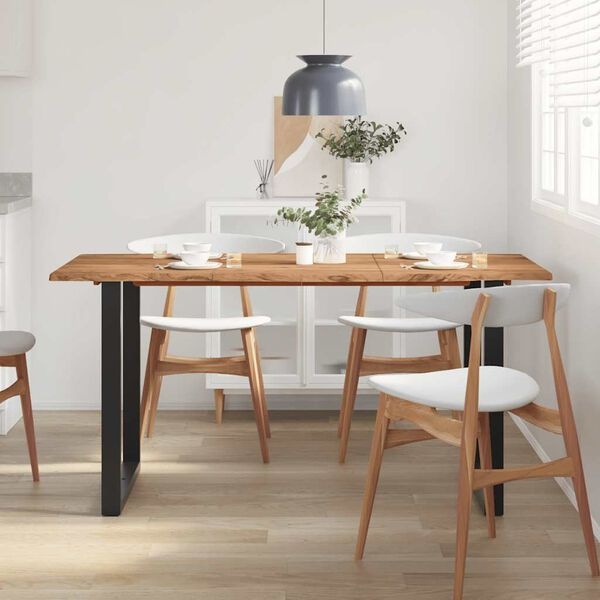 Eettafel massief acaciahout 154x80x76 cm - 35% Korting