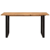 Eettafel massief acaciahout 154x80x76 cm - 35% Korting